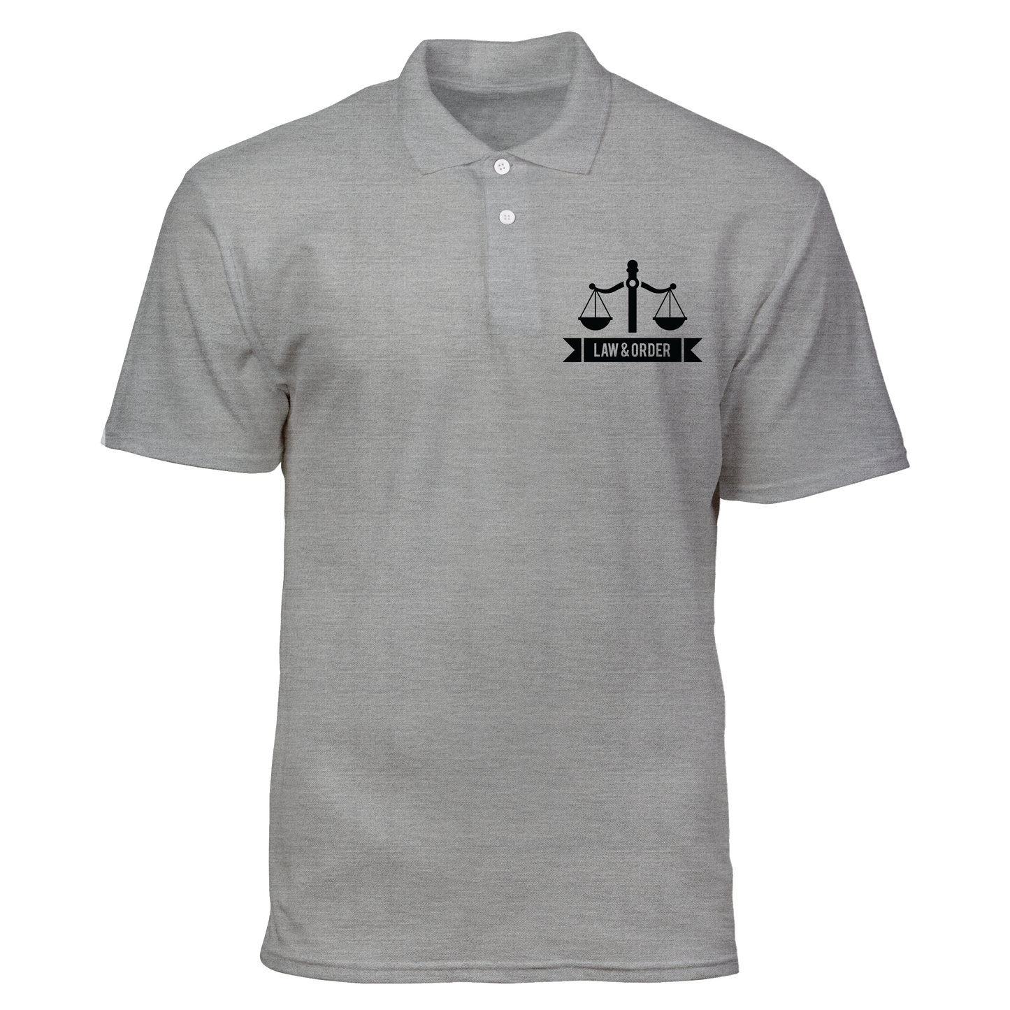 Cotton Polo Shirt: Law and Order Pocket
