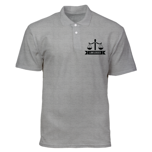 Cotton Polo Shirt: Law and Order Pocket
