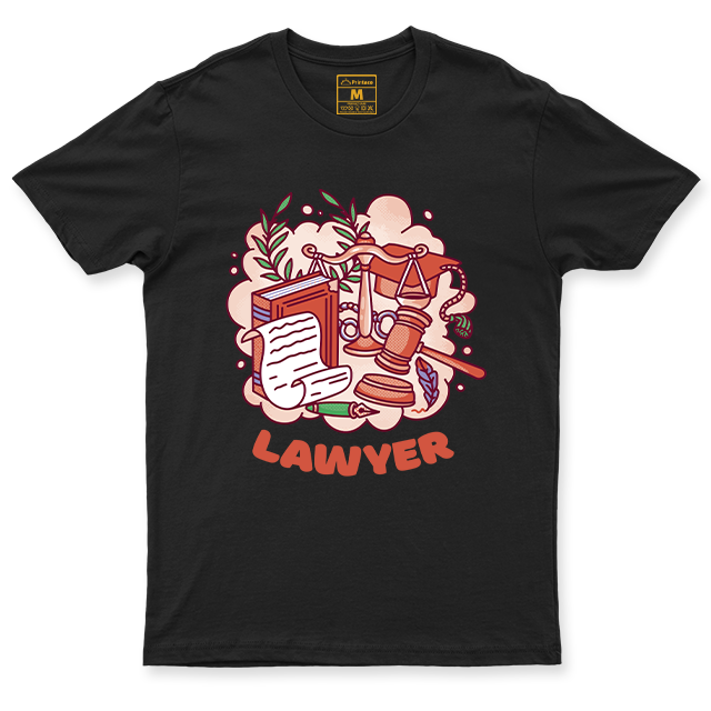 C. Spandex Shirt: Lawyer Doodle