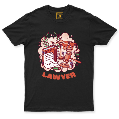 C. Spandex Shirt: Lawyer Doodle