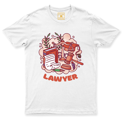 C. Spandex Shirt: Lawyer Doodle