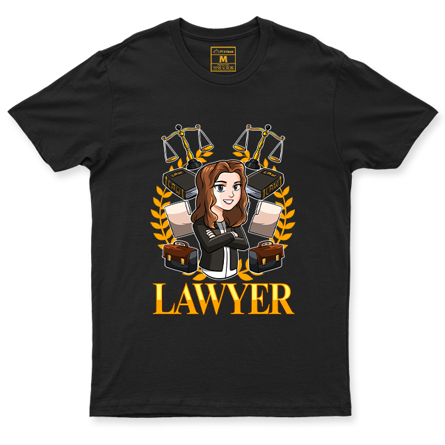 C. Spandex Shirt: Lawyer Female