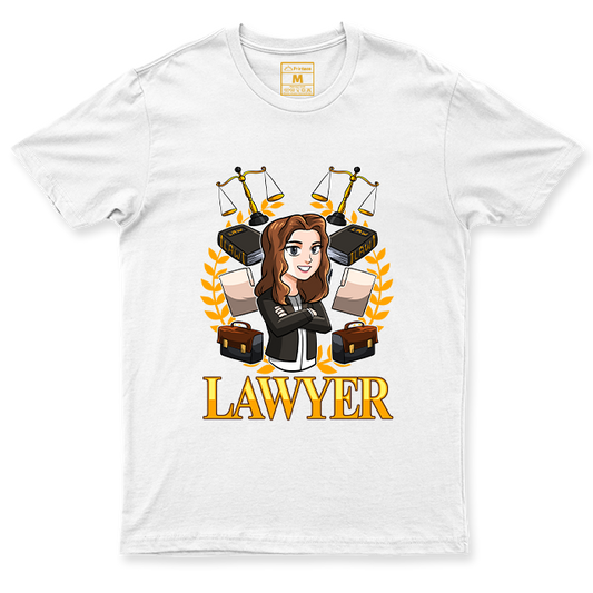 C. Spandex Shirt: Lawyer Female