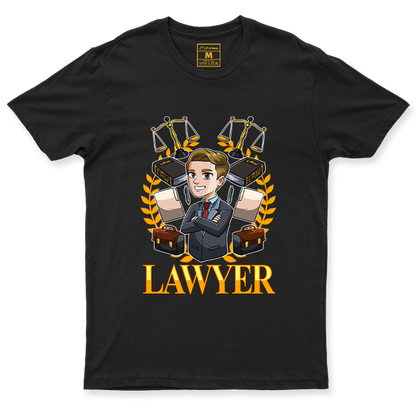 C. Spandex Shirt: Lawyer Male