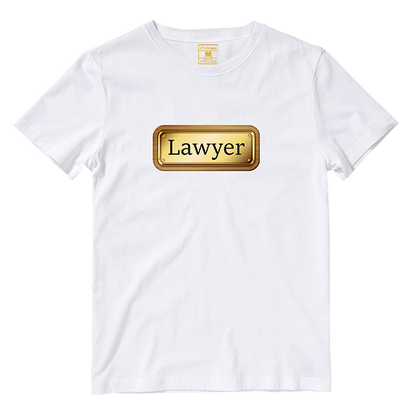 Cotton Shirt: Lawyer Nameplate