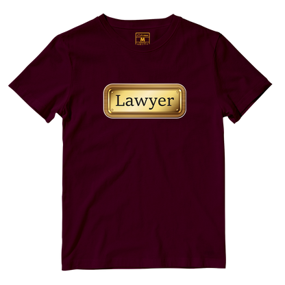 Cotton Shirt: Lawyer Nameplate
