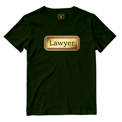Cotton Shirt: Lawyer Nameplate