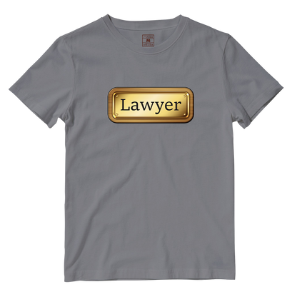 Cotton Shirt: Lawyer Nameplate
