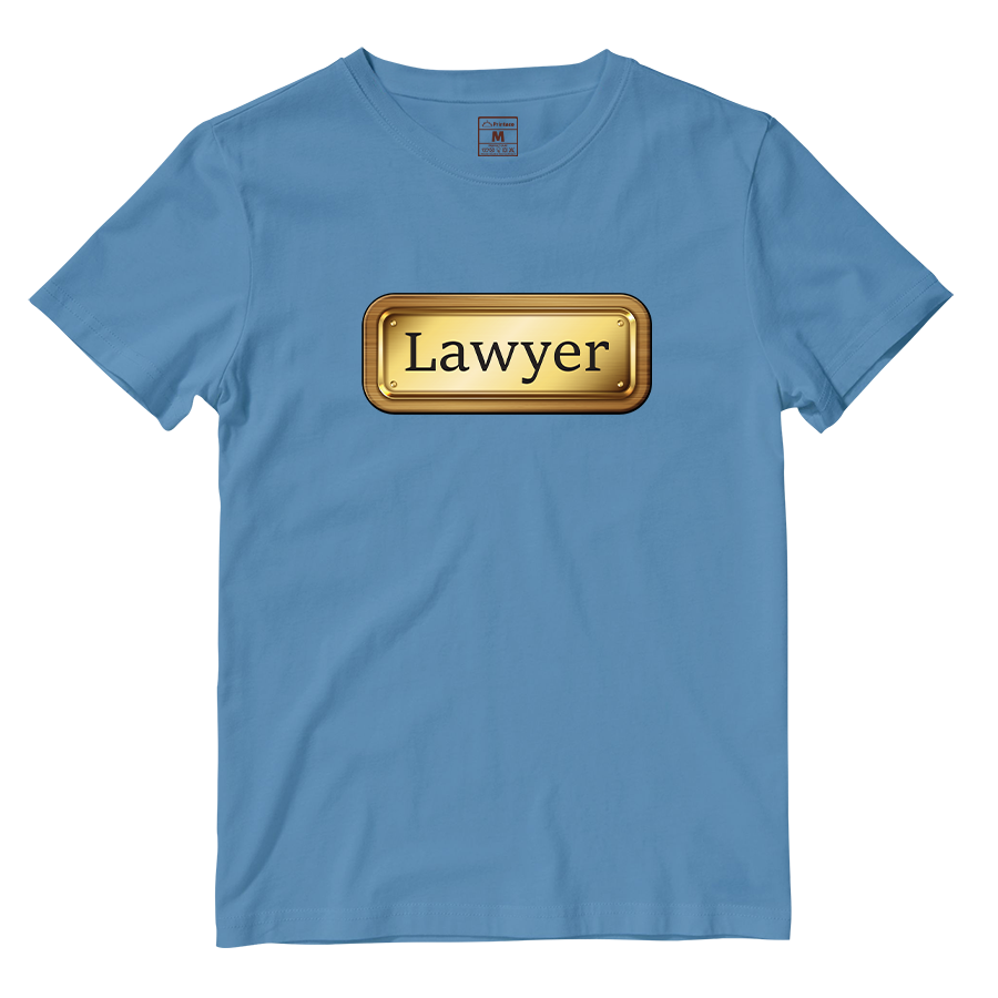 Cotton Shirt: Lawyer Nameplate