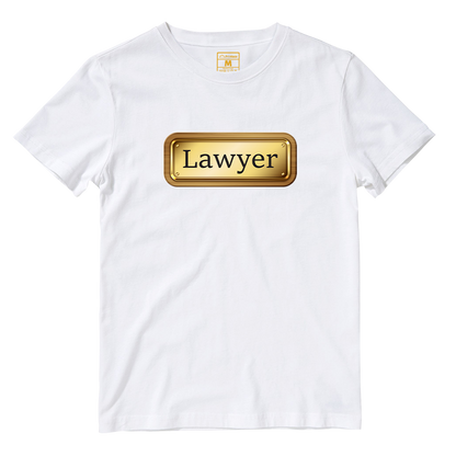 Cotton Shirt: Lawyer Nameplate