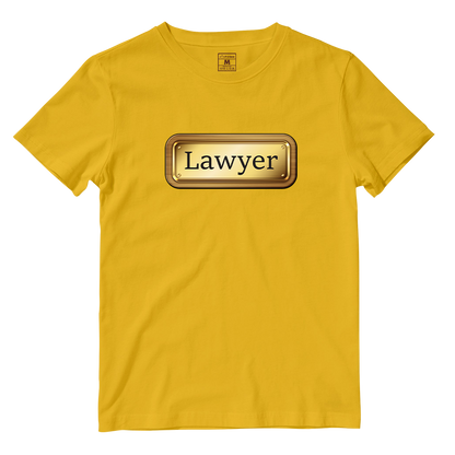 Cotton Shirt: Lawyer Nameplate