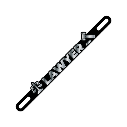 Car Plate Badge: Lawyer