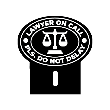 Acrylic Car Emblem: Lawyer Ver. 1