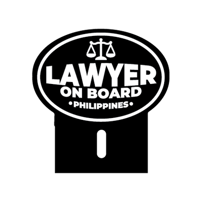 Acrylic Car Emblem: Lawyer Ver. 3