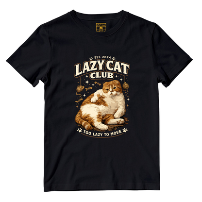 Cotton Shirt: Lazy Cat