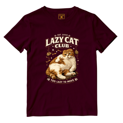 Cotton Shirt: Lazy Cat