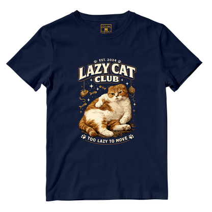 Cotton Shirt: Lazy Cat