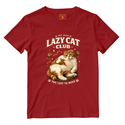 Cotton Shirt: Lazy Cat