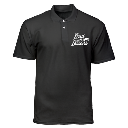 Cotton Polo Shirt: Lead with Lessons Pocket