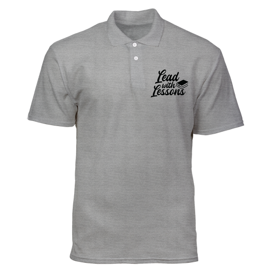 Cotton Polo Shirt: Lead with Lessons Pocket