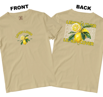 Cotton Shirt: Lemon Lover (Front and Back)