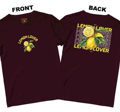 Cotton Shirt: Lemon Lover (Front and Back)