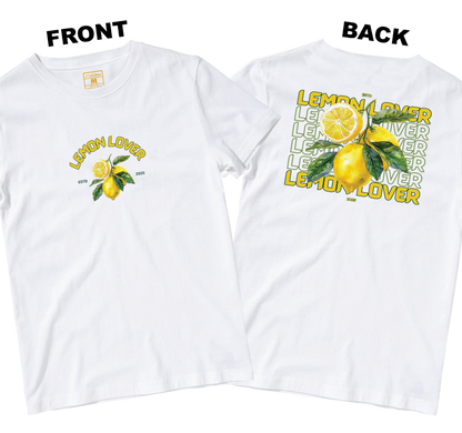 Cotton Shirt: Lemon Lover (Front and Back)