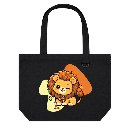 Landscape Tote Bag: Leo Cartoon