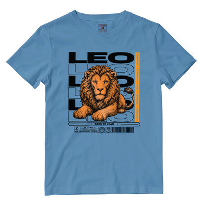 Cotton Shirt: Leo Born To Lead