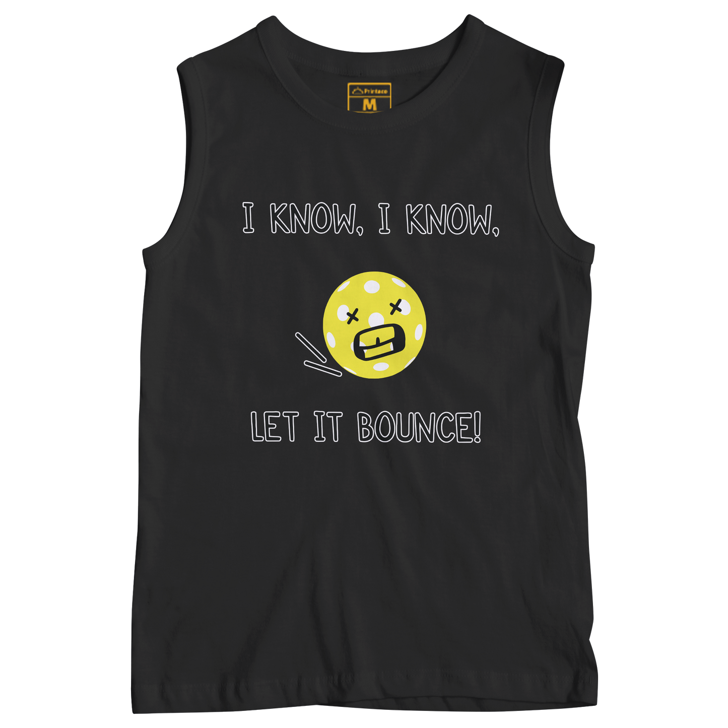 Sleeveless Drifit Shirt: Let It Bounce