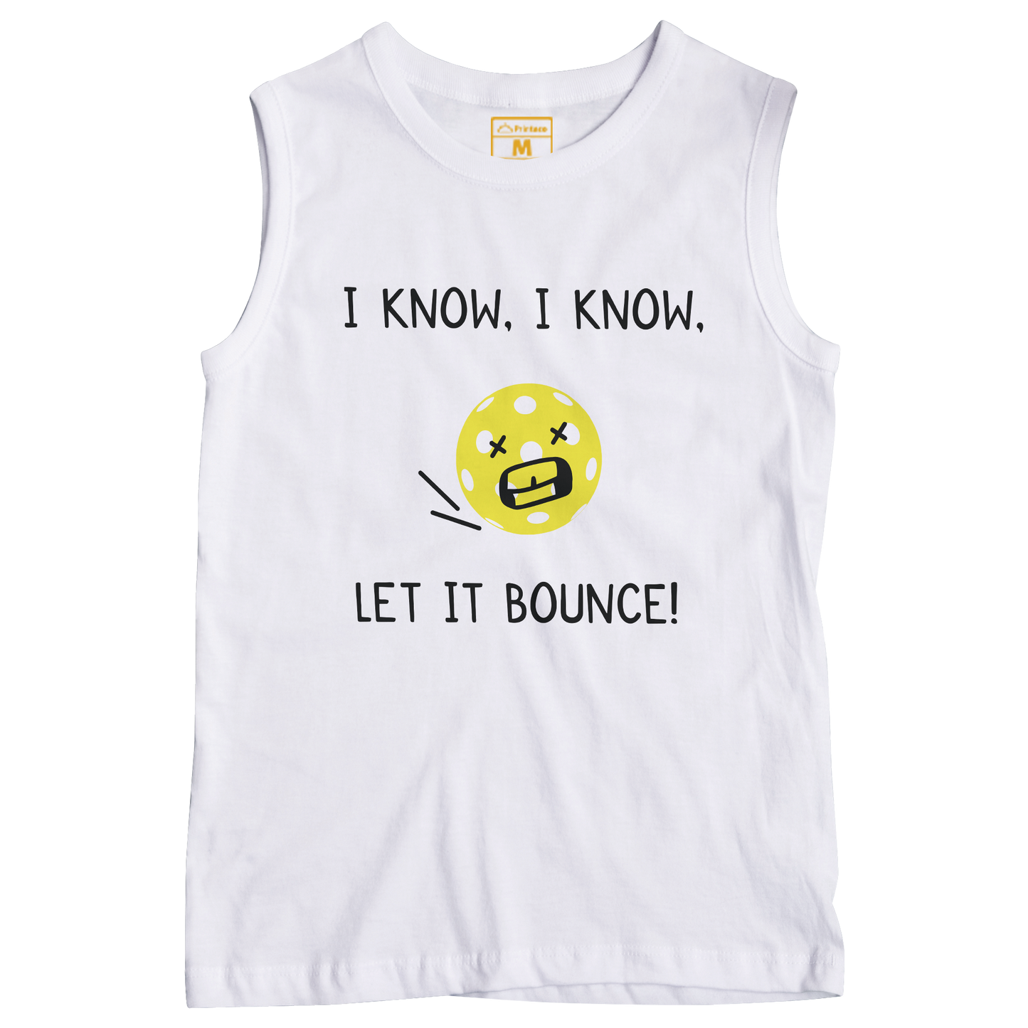 Sleeveless Drifit Shirt: Let It Bounce