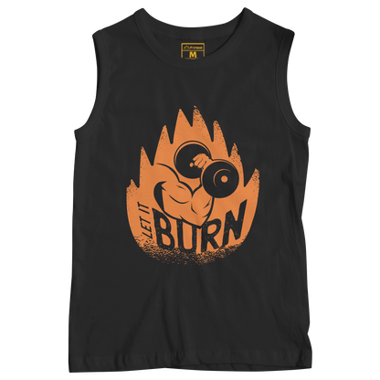 Sleeveless Drifit Shirt: Let it Burn