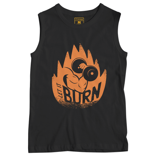 Sleeveless Drifit Shirt: Let it Burn