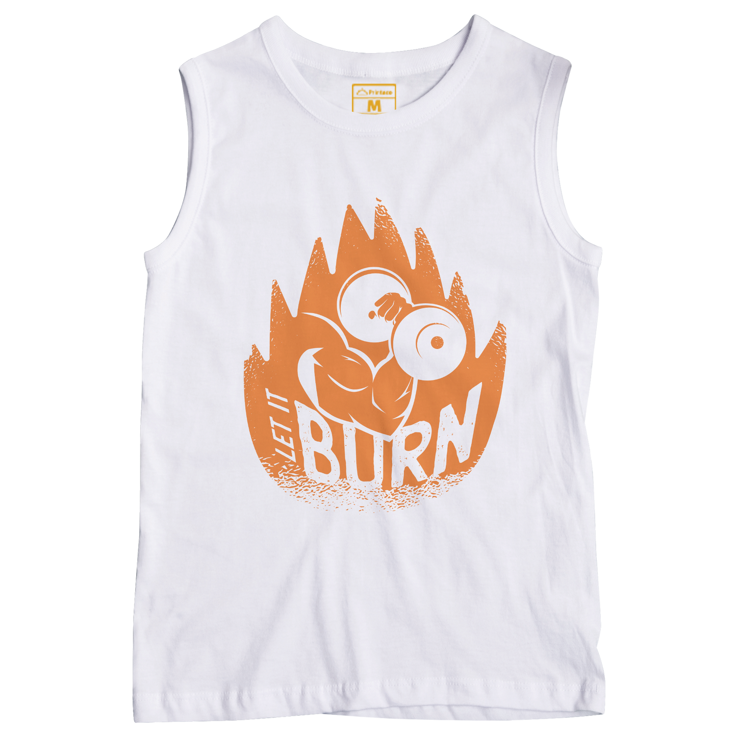 Sleeveless Drifit Shirt: Let it Burn