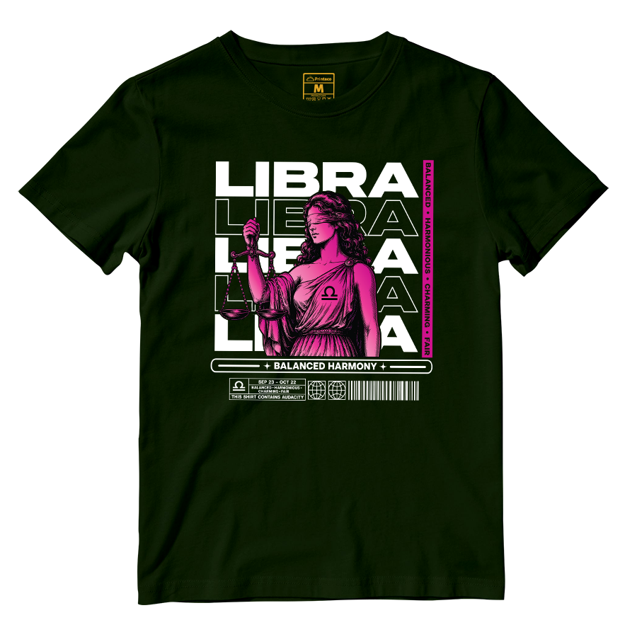 Cotton Shirt: Libra Balance Harmony