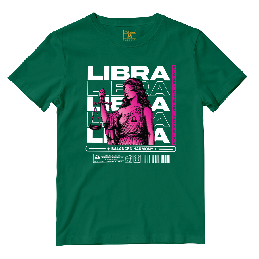 Cotton Shirt: Libra Balance Harmony