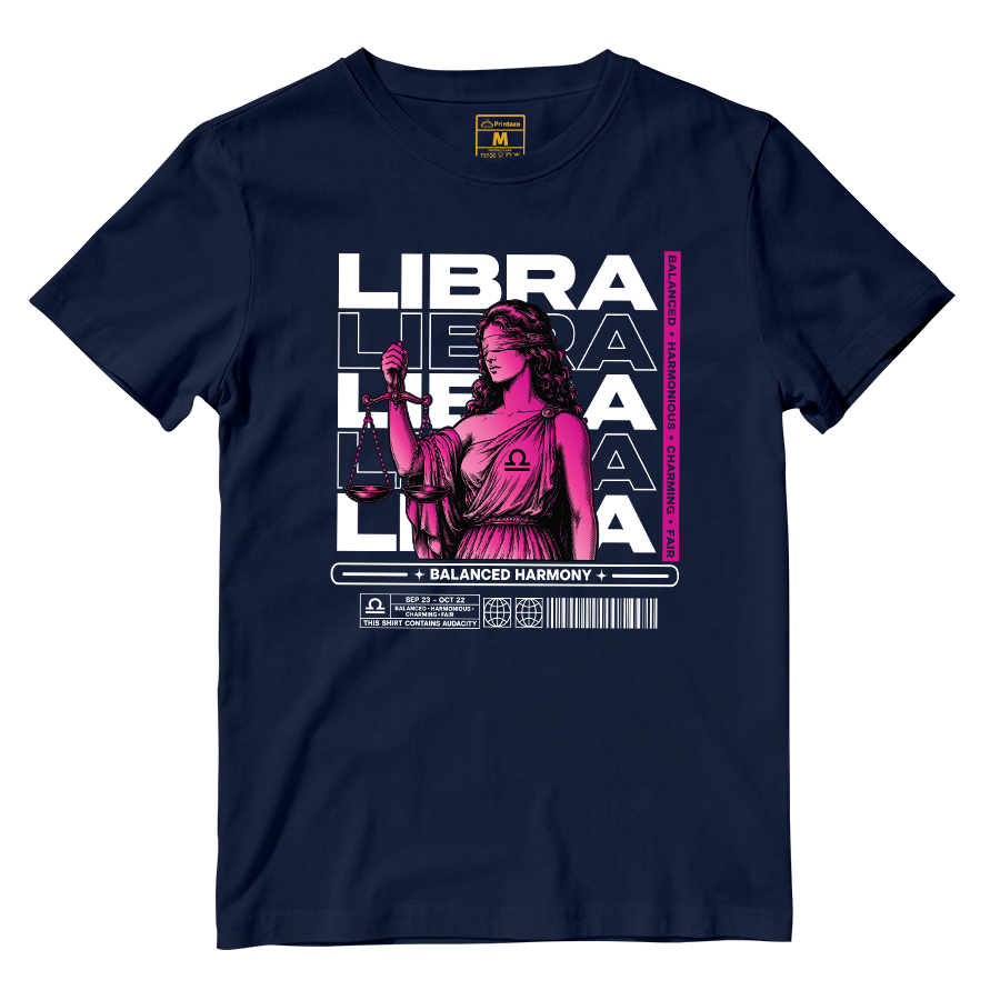 Cotton Shirt: Libra Balance Harmony
