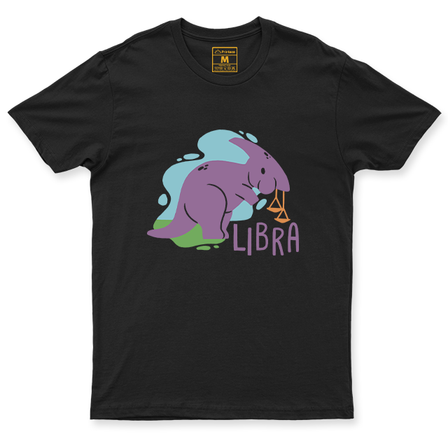 C.Spandex Shirt: Libra Dinosaur