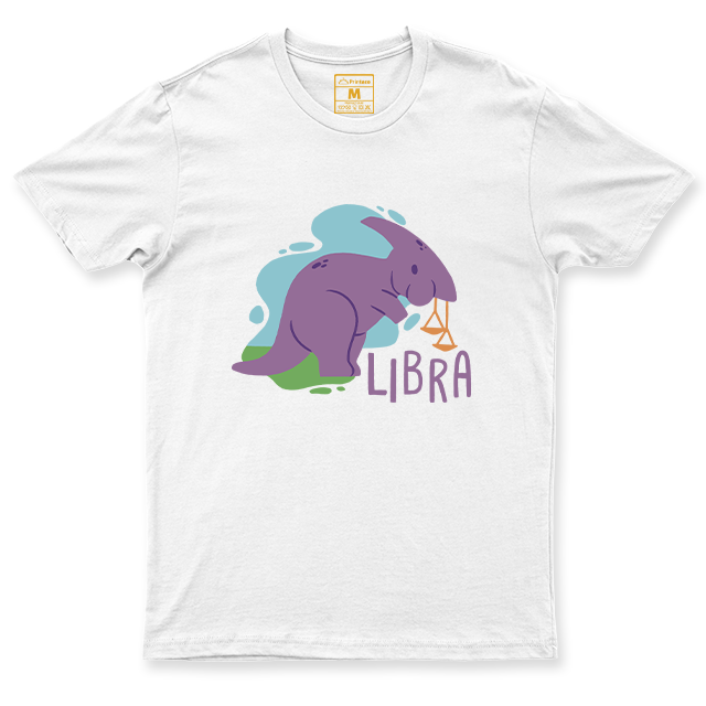 C.Spandex Shirt: Libra Dinosaur