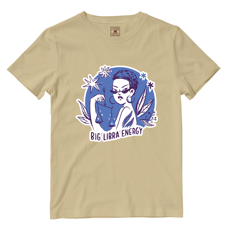 Cotton Shirt: Libra Lady