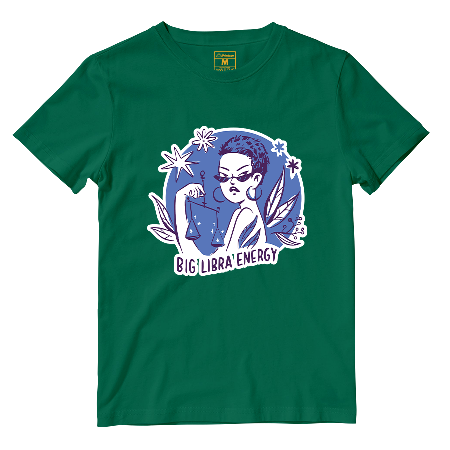 Cotton Shirt: Libra Lady