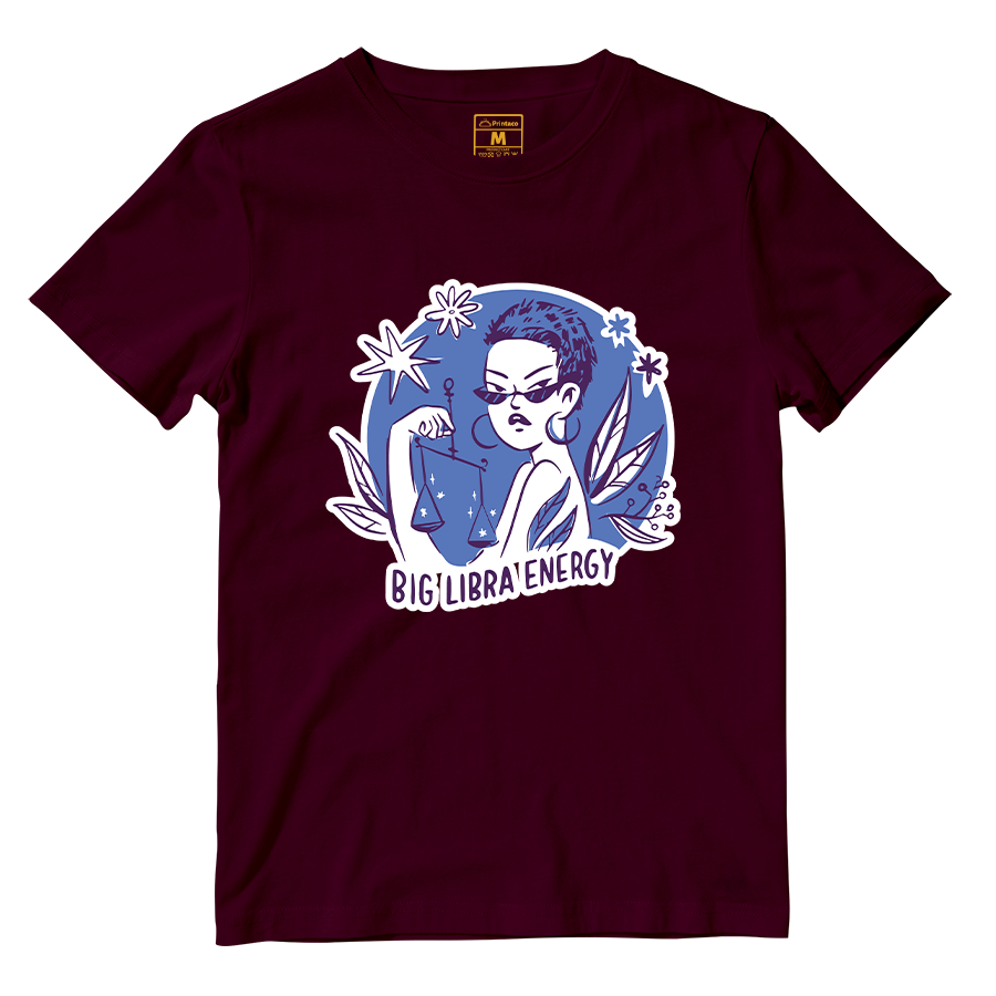 Cotton Shirt: Libra Lady