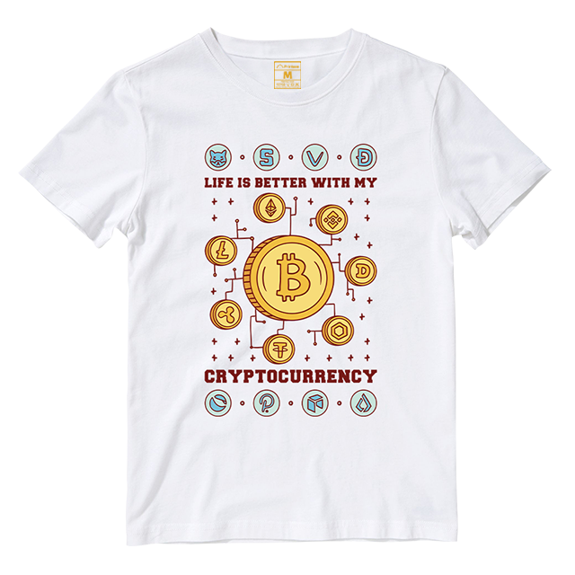 Cotton Shirt: Life Better Crypto