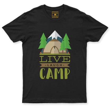 Drifit Shirt: Live Laugh Camp