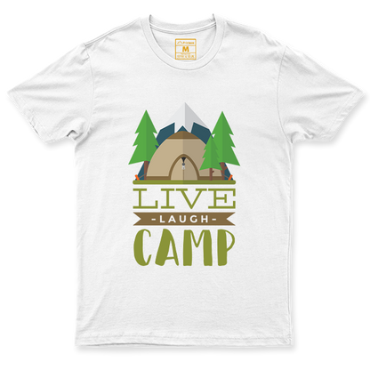 Drifit Shirt: Live Laugh Camp