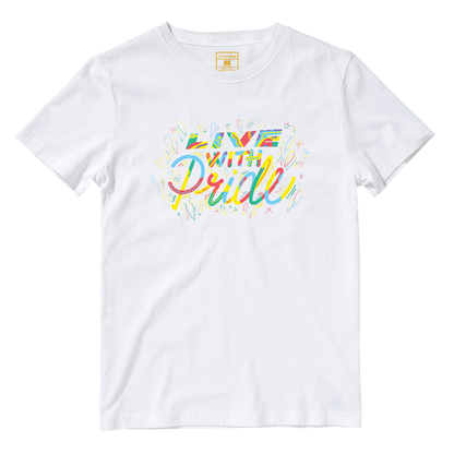 Cotton Shirt: Live Pride