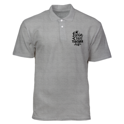 Cotton Polo Shirt: Livin that Teacher Life
