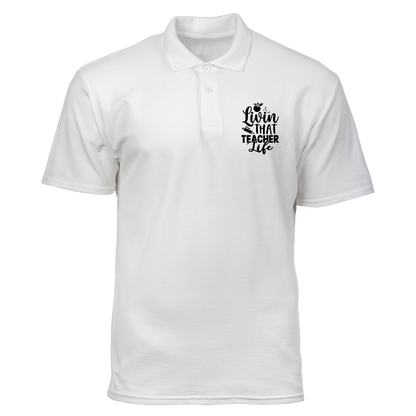 Cotton Polo Shirt: Livin that Teacher Life