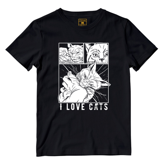 Cotton Shirt: Love Cats