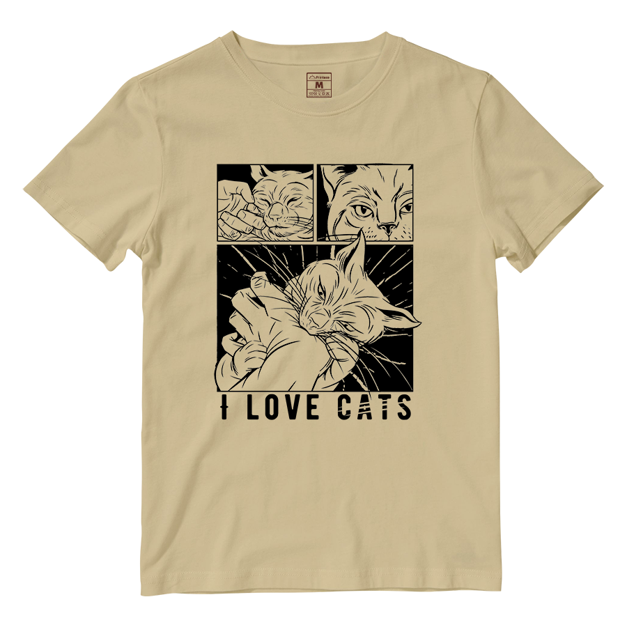 Cotton Shirt: Love Cats